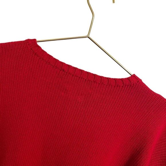 Polo by Ralph Lauren Red Cotton Crewneck Sweater XXL - Picture 6 of 7